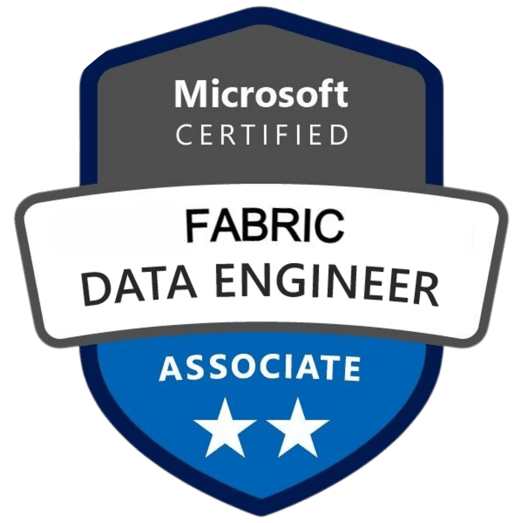 Microsoft Certified: Fabric Data Engineer Associate badge
